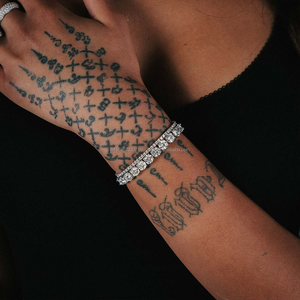 Joyería fina 2mm 3mm 4mm 5mm Plata de Ley 925 Hip Hop joyería D Moissanite Vvs1 pulseras de tenis joyería para mujeres - Product Image 6