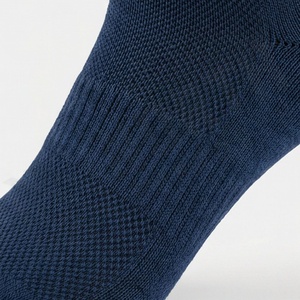 Crew <b>Socks</b> Solid Navy Blue 100% Cotton Breathable Knitted for Daily Wear Adult Regular Fit Autumn Season - Product Image 5