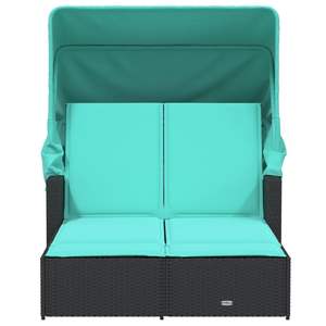 Chaise longue double noire - Product Image 4