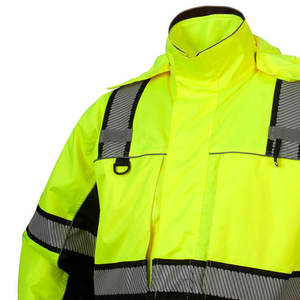 Veste de sécurité réfléchissante haute visibilité respirante au design personnalisé, vêtements de travail pour les ouvriers du bâtiment, en vente - Product Image 4