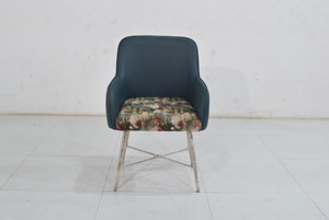 Modern style industrial Home Office Dining Chairs High Quality Iron Frame Velvet Material Top Selling Hotels Villas dining chair - Product Image 4