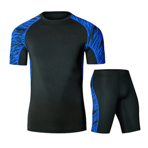 Conjuntos Deportivos Personalizados de 2 Piezas para Hombre, con Logotipo Frontal, Ropa Deportiva sin Costuras para Gimnasio, Yoga y Entrenamiento, Conjunto de Ropa Deportiva de Compresión - Product Image 5