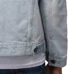 แจ็คเก็ตยีนส์ลำลองผู้ชาย แจ็คเก็ตเดนิมเรียบง่ายทันสมัยสำหรับผู้ชาย - Product Image 6
