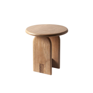 Modern Round Wood Coffee <b>Table</b> With Ball Base Midcentury Design Handmade Living Room Furniture <b>Vintage</b> End And <b>Side</b> <b>Table</b> - Product Image 5