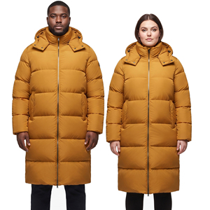 Veste longue matelassée grande taille à capuche, manches longues, chaude et épaisse pour l'hiver, en duvet, pour femmes et hommes - Product Image 5