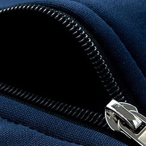 Ensemble de survêtement unisexe noir personnalisé avec empiècements, séchage rapide et respirant, fermeture éclair intégrale - Product Image 5