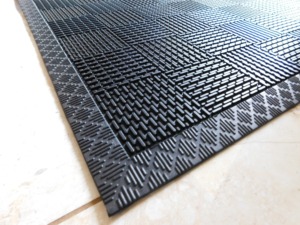 Tapis de porte en caoutchouc à motif côtelé ROYAL 90x150cm pour entrée principale, hôtels, restaurants, hôpitaux, centres commerciaux - Product Image 2
