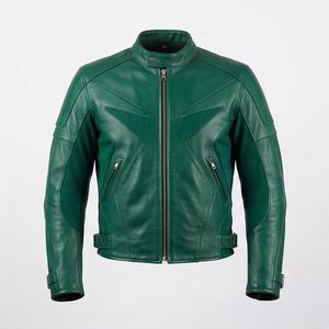Veste de moto en cuir véritable pour homme de qualité supérieure, nouvelle arrivée, vestes de moto d'hiver, protections amovibles, personnalisables - Product Image 1