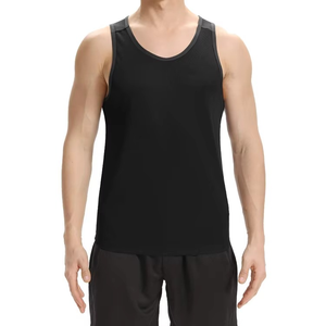 Camiseta Deportiva sin Mangas para Hombre, Transpirable, para Entrenamiento, Running, Gimnasio, Ropa Deportiva Activa, Venta al Por Mayor - Product Image 1