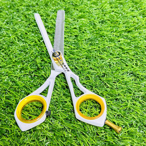 Tijeras de Entresacar Profesionales Steel Beauty para Barberos y Estilistas, Tijeras de Precisión para Texturizar y Mezclar con Suavidad - Product Image 1