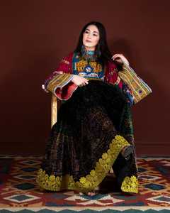 Vintage Boho Traditional Women's Clothing Handmade Embroidered Custom Sizes Wholesale Afghani Casual <b>Dresses</b> - Product Image 2