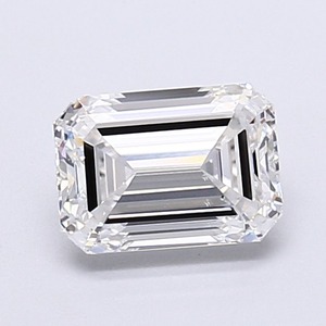 Bijoux de fiançailles sur mesure de luxe, diamant taille émeraude de 1,5 carat, couleur D, clarté VS1, excellente qualité de polissage, pierre précieuse brillante non montée - Product Image 1