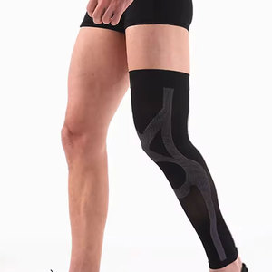 Calentadores de Piernas Tejidos para Mujer, Color Sólido, Grosor Medio, Transpirables, Elásticos, para Uso Diario, Negros, de Spandex, para Baile - Product Image 2