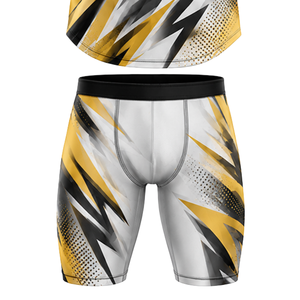 Ensemble Maillot et Short de Football à Capuche 7v7 pour Équipes Jeunes Garçons, Sans Manches, Imprimé Angulaire, Uniforme Personnalisable avec Nom et Numéro du Joueur par Sublimation - Product Image 5