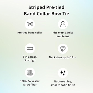 Nœud Papillon en Soie Polyester Rayé Personnalisé de Haute Qualité pour Homme – Cravates Personnalisables par Sublimation - Product Image 6