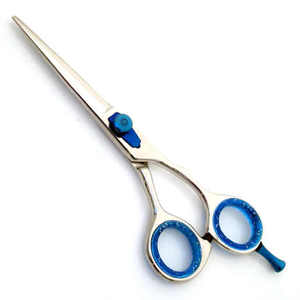 Tijeras de pelo de acero inoxidable hechas a mano KOUNAIN, cuchillas de afeitar de corte suave con opciones de color - Product Image 1