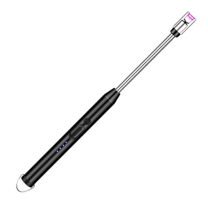Business Gift Custom Logo Dericsson Wholesale <b>Windproof</b> 360 Degree Free Rotation Rechargeable Electric Arc Kitchen BBQ <b>Lighter</b> - Product Image 4