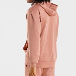 เสื้อมีฮู้ดโอเวอร์ไซส์สำหรับผู้ชายเสื้อผ้าแฟชั่นผ้าสแปนเด็กซ์/ ผ้าฝ้ายมีฮู้ดสำหรับผู้ชายใส่ได้ทั้งชายและหญิงเสื้อมีฮู้ดปักโลโก้เปล่า - Product Image 6