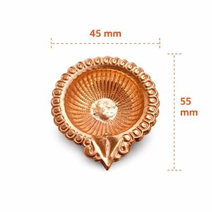 Lámparas de Aceite Ligeras (Deepam) para Puja, Aarti, Decoración Diwali, Colección Elegante para el Hogar, Templo u Oficina - Product Image 2