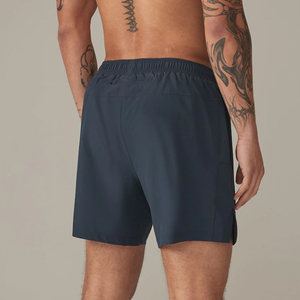 Nouveaux shorts de sport non tissés de qualité supérieure pour hommes, couleur unie, décontractés, logo personnalisé, impression numérique, écologiques - Product Image 2