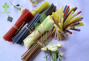 Venta caliente de arroz orgánico Ecosstraws Pajitas ecológicas para beber con muestra gratis del fabricante de Vietnam Caja de cartón incluida - Product Image 3