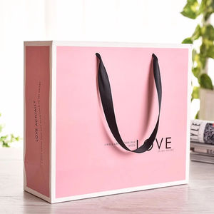 Custom Printed Kraft Paper Shopping <b>Bags</b> with Lamination for Retail Packaging Luxury Eco-Friendly Kraft Paper Gift Shopping <b>Bags</b> - Product Image 1