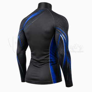 Vente en gros de chemises de compression à manches longues pour hommes, personnalisées, OEM, vêtements de sport athlétiques, vêtements d'entraînement MMA, vêtements de fitness - Product Image 4