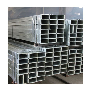Horario de inmersión en caliente 40 Tubo de acero rectangular galvanizado Cuadrado Gi secciones huecas Andamio Tubos de acero estructural - Product Image 6