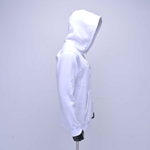 Sudadera con Capucha para Hombre, Blanca, 100% Algodón, Forro Polar para Invierno, Manga Larga, Diseño Sólido, Colores y Logotipo Personalizables - Product Image 3