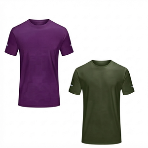 Custom Men's for Olive Green <b>Athletic</b> T-Shirt Breathable Quick Dry Short Mesh Sport Training Jersey Moisture Wicking OEM 100% - Product Image 1