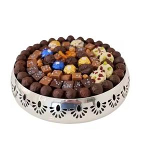 Party Metal Chocolate <b>Bowl</b> Stainless Steel Serving <b>Bowl</b> for Candy Dry Fruits <b>Snacks</b> - Product Image 3