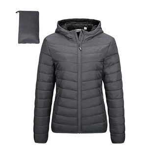 Veste matelassée légère et respirante pour femme, veste matelassée chaude avec fermeture éclair, veste matelassée décontractée - Product Image 5