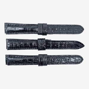 Venta al por mayor de alta calidad de cocodrilo genuino correa de reloj correa de cuero en tamaños 18/20/22/24mm hebilla de acero inoxidable para relojes inteligentes - Product Image 4