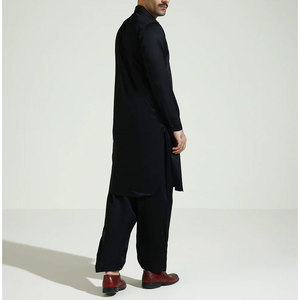 Shalwar Kameez en coton pour homme, coupe classique, tenue traditionnelle légère et confortable pour le Ramadan, l'Aïd et l'usage quotidien - Product Image 2