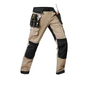 Men's cargo Pants With Multiple Pockets And <b>Tool</b> <b>Belt</b> Attached Breathable Canvas Material Midweight Straight Fit - Product Image 1