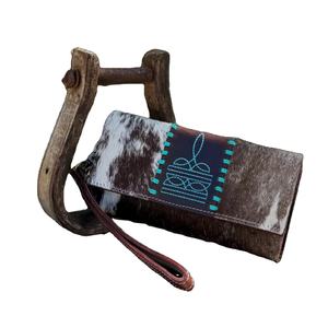 Unisex Suede Leather Clutch Elegant Compact <b>Wallet</b> <b>Secure</b> Zipper Premium Craftsmanship Durable Nylon Spring Autumn Eco-Friendly - Product Image 3