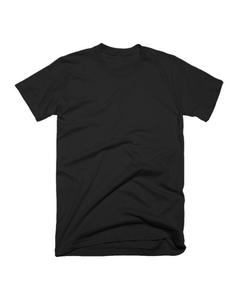 T-shirts en coton noir uni pour hommes, vente en gros 2025, t-shirts décontractés confortables et bon marché pour hommes - Product Image 1