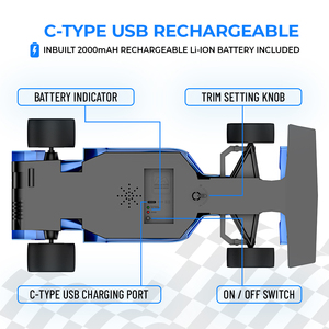 Superdeportivo Mirana F1 |   Coche de Carreras de Alta Velocidad de Juguete |   Control Remoto de Largo Alcance por Aplicación |   Altavoz Integrado |   Listo para Usar - Product Image 5