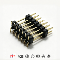 Connecteur de têtes de bornes SMT double rangée PH2.0 2,0 mm droit avec capuchon, plaqué or, écologique, 2xNP pour assemblage CMS