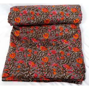 Tissu en coton 100% tissé à la main, écologique, respirant, séchage rapide, léger, imprimé au bloc, fil 60S/60S, pour femmes et filles - Product Image 5