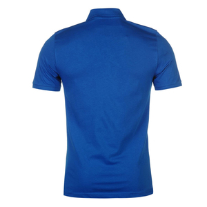 Polo Casual de Punto para Hombre, Azul, Manga Corta, Color Sólido, Corte Regular, Diseño con Botones, Disponible para la Venta Ahora a un Precio Razonable - Product Image 3