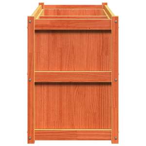 Jardinière en bois de pin massif brun ciré 59,1x19,7x27,6 po – Pots et jardinières - Product Image 6