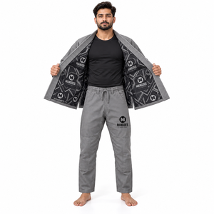 Kimono de Jiu-Jitsu pour Homme, Tissage Perlé Premium, 100% Coton Pré-rétréci, Vente en Gros, Logo Personnalisé, Entraînement et Compétition IBJJF - Product Image 4