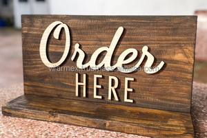 Letreros Colgantes de Madera Hechos a Medida, Decoración de Pared Artesanal Sostenible para Hogares y Espacios Comerciales, OEM y Venta al por Mayor - Product Image 5