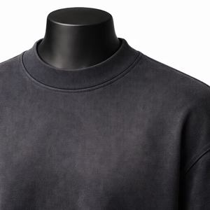 Oversize Cropped Blank T-Shirt Men Essential Acid Washed <b>Plain</b> <b>Black</b> Summer Streetwear Cotton Custom Logo <b>Tshirt</b> - Product Image 6
