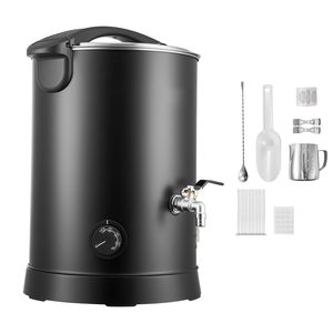 Fondeur de cire à chauffage rapide et uniforme de 8,5 Qts pour la fabrication de bougies, avec bec verseur facile et base en forme de sablier, contrôle de la température - Product Image 1