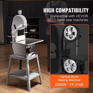Lama per Sega a Nastro in Acciaio al Carbonio 83,5x0,63x0,02 Pollici, Confezione da 5 Pezzi, Lame per Taglio Carne, Lame di Ricambio per Seghe a Nastro Industriali con Rivestimento - Product Image 3