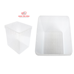 Organizador de juguetes multifunción ecológico de plástico transparente moldeado por inyección OEM/ODM forma rectangular para uso familiar - Product Image 4