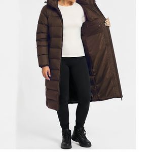 Chaqueta Acolchada Larga con Capucha para Hombre/Mujer, Corte Regular, Abrigo Cálido de Invierno con Cremallera Completa y Bolsillos, Resistente al Agua - Product Image 6