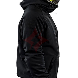 Chaqueta con Capucha para Motocicleta, Certificación CE, Forro Polar con Cierre, 600g, 100% Poliéster, Transpirable, Personalizable, Unisex, Protectora - Product Image 4